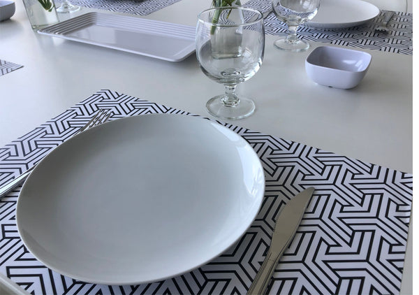 Modern Placemats, Set of 12 11 x 17 placemats, home decor 3