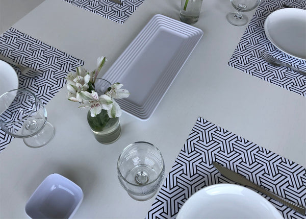 Modern Placemats, Set of 12 11 x 17 placemats, home decor 3
