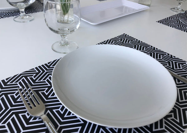Modern Placemats, Set of 12 11 x 17 placemats, home decor 2