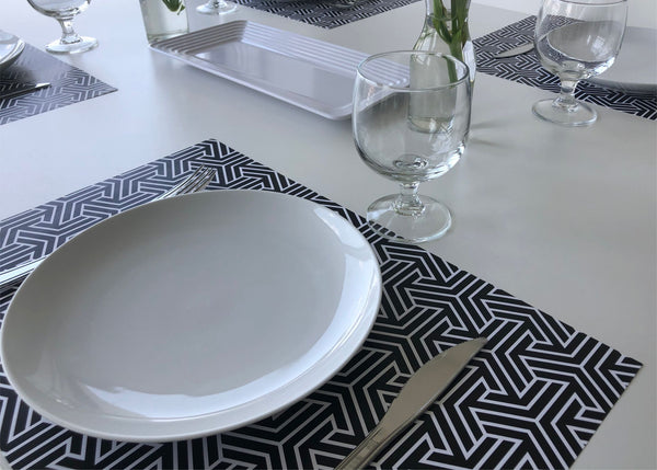 Modern Placemats, Set of 12 11 x 17 placemats, home decor 2