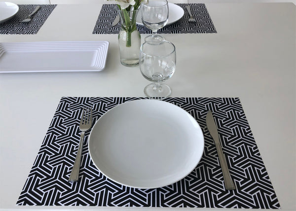 Modern Placemats, Set of 12 11 x 17 placemats, home decor 2