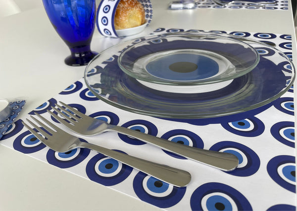 Evil Eye paper placemats