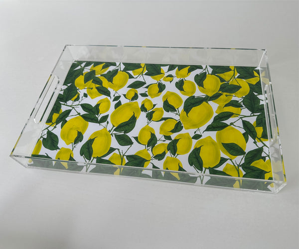 Endless possibilities acrylic tray - Lemons Insert