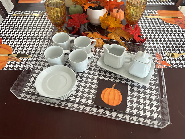 Endless possibilities acrylic tray - Houndstooth Insert