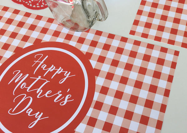 Mother's Day Placemats - Pic nic