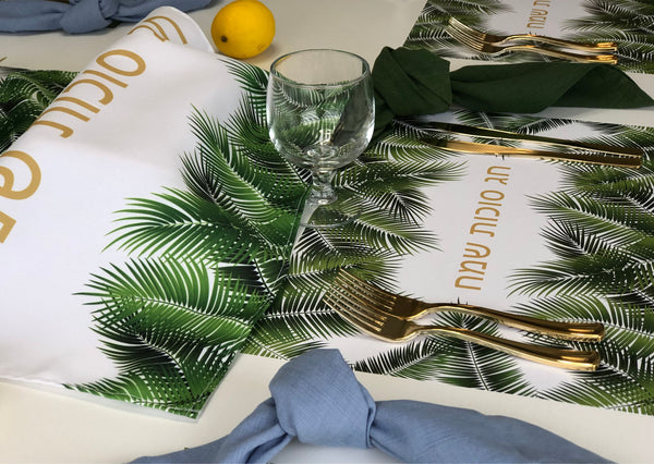 Sukkot Challah Cover Leaves