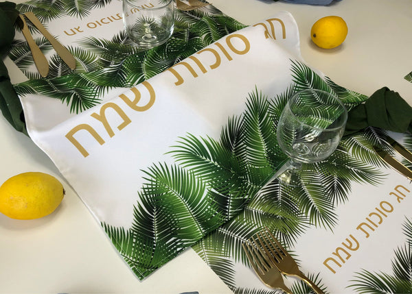 Sukkot Challah Cover Leaves