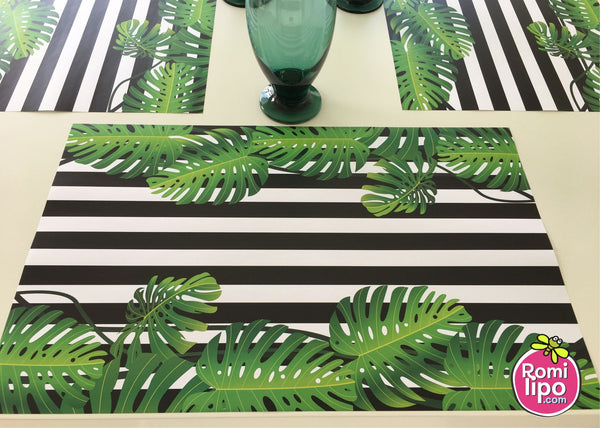 Tropical Placemats, Set of 12 11 x 17 placemats, home decor