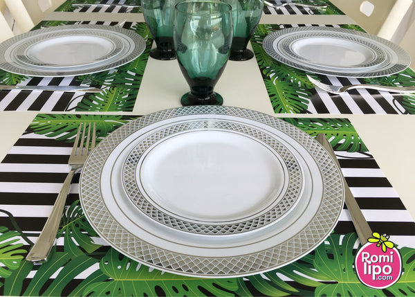 Tropical Placemats, Set of 12 11 x 17 placemats, home decor