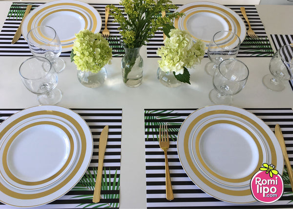 Tropical Placemats, Set of 12 11 x 17 placemats, home decor,
