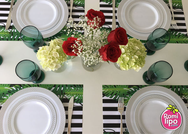 Tropical Placemats, Set of 12 11 x 17 placemats, home decor