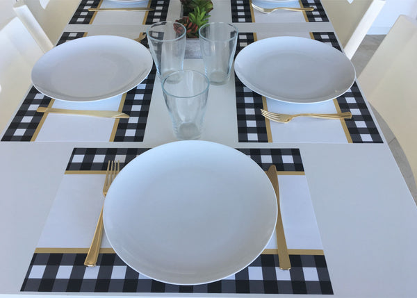 Modern Placemats, Set of 12 11 x 17 placemats, home decor 4