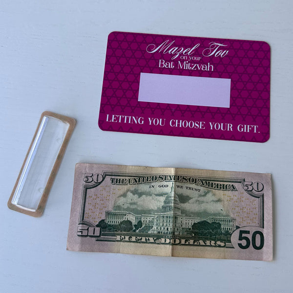 Gift cards money holder for Bat Mitzvah #3