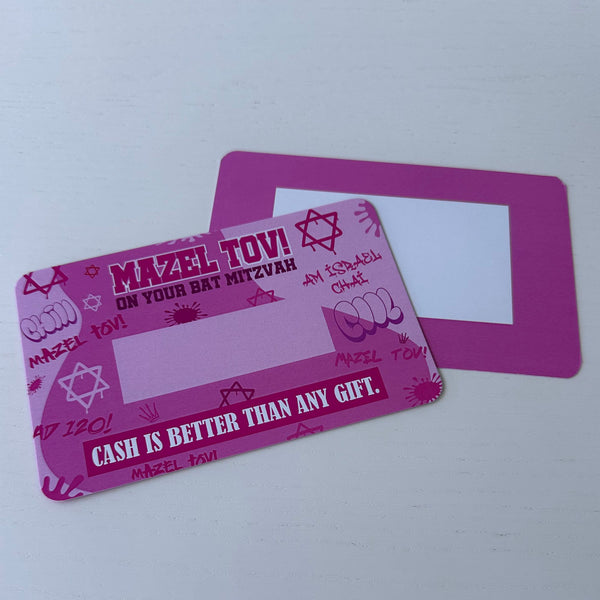 Gift cards money holder for Bat Mitzvah #1
