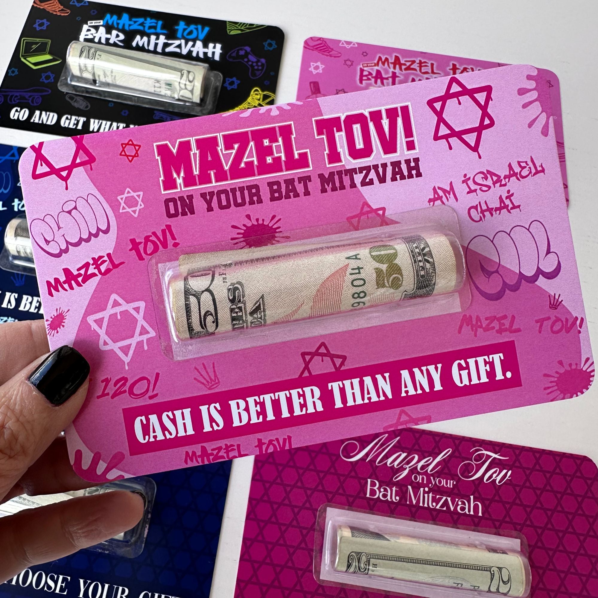 Gift cards money holder for Bat Mitzvah #1