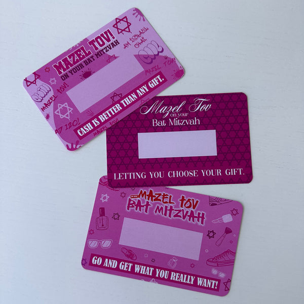 Gift cards money holder for Bat Mitzvah #2