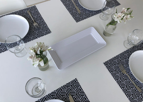 Modern Placemats, Set of 12 11 x 17 placemats, home decor 2