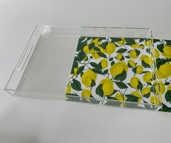 Endless possibilities acrylic tray - Lemons Insert