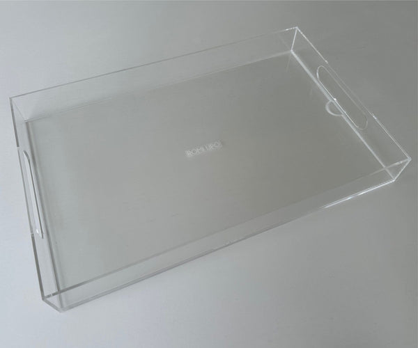 Endless possibilities acrylic tray - Gingham Cyan Insert