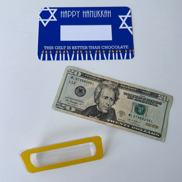 Gift cards money holder for Hanukkah (CANDLES)