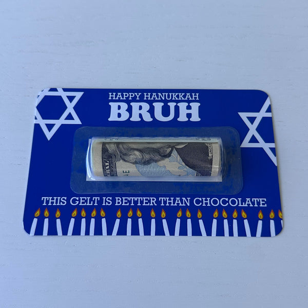 Gift cards money holder for Hanukkah (BRUH)