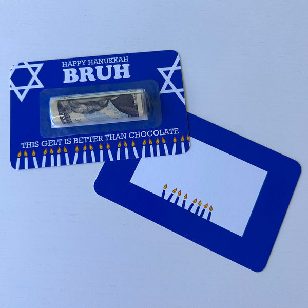 Gift cards money holder for Hanukkah (BRUH)