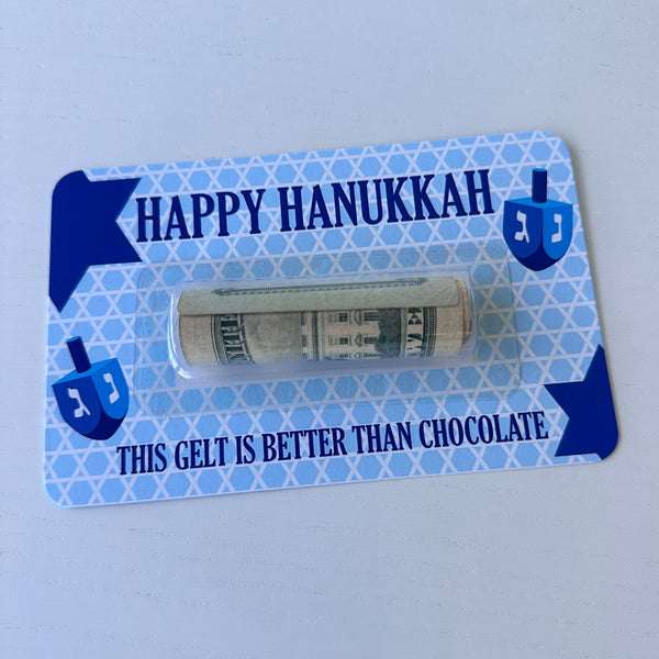 Gift cards money holder for Hanukkah (DREIDEL)