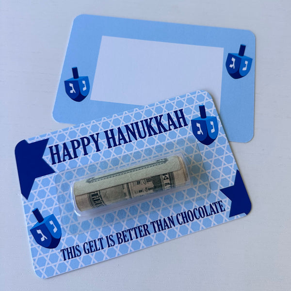 Gift cards money holder for Hanukkah (DREIDEL)