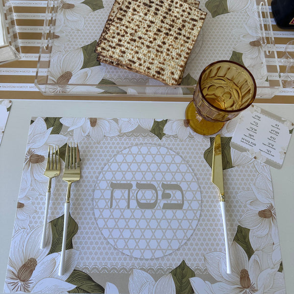 Passover coasters, Pesach, 10 plagues, Magnolias