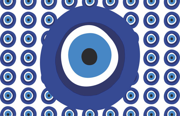 Evil Eye paper placemats