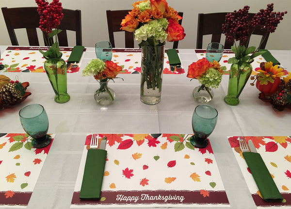 Thanksgiving Placemats - Happy Thanksgiving